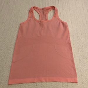 Lululemon swiftly tech racerback in pink
